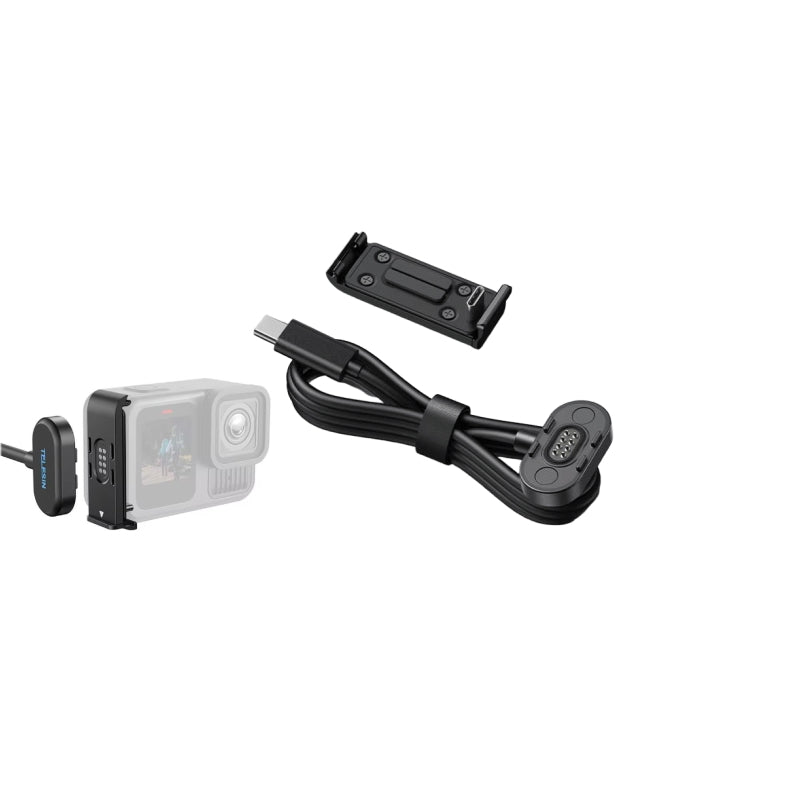 Magnetic Waterproof Charging Side Cover Cable KIT For Gopro hero 9/10/11/12/13 Type-C Charging Cover Port Easy Removable