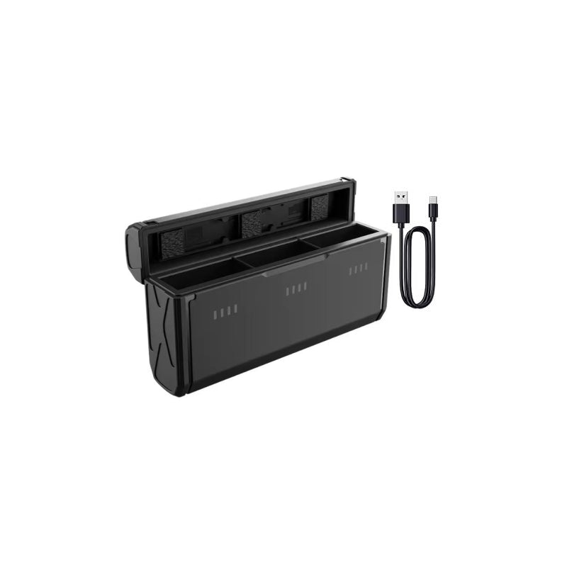 3-Slots TF Cards Storage Smart Charging Case for Gopro Hero 13/12/11/10/9 Fast Charging Box