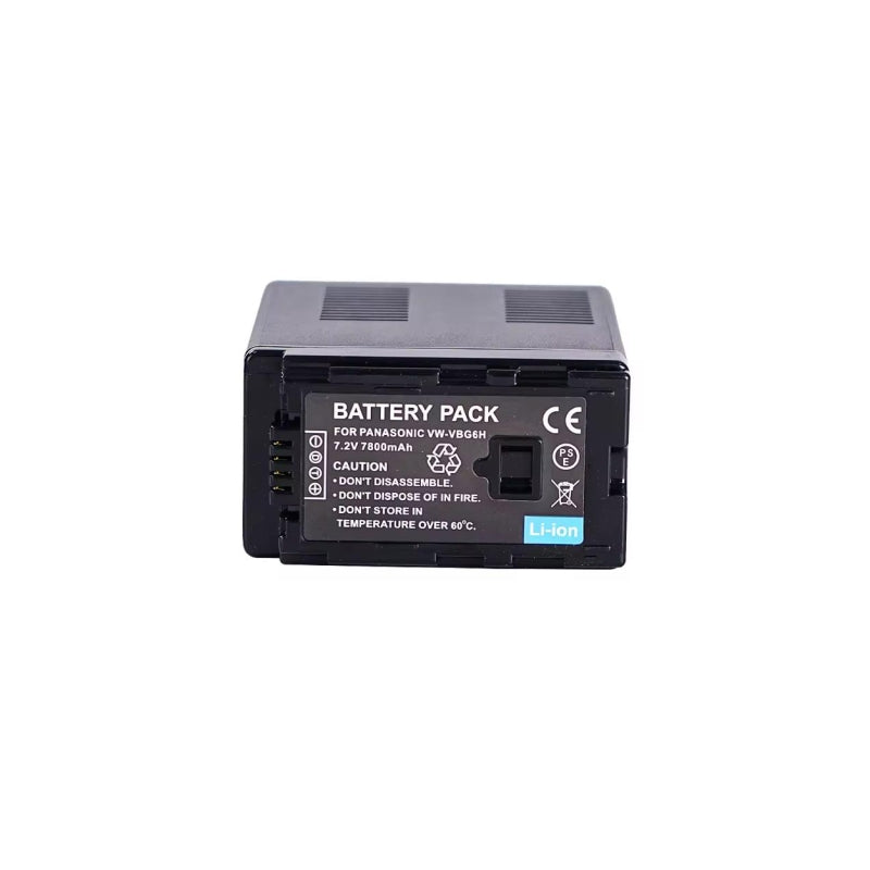 VW-VBG6H Battery for Panasonic AG‑AC130AEJ AF105 HDC‑DX1GK Video Camera Li-ion battery pack