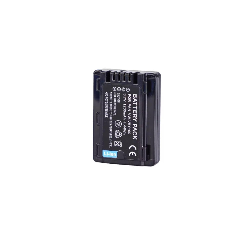 VW-VBY100 Battery for Panasonic HC‑V110 HDC‑SDX1 SDR‑S45 Video Camera Li-ion battery pack