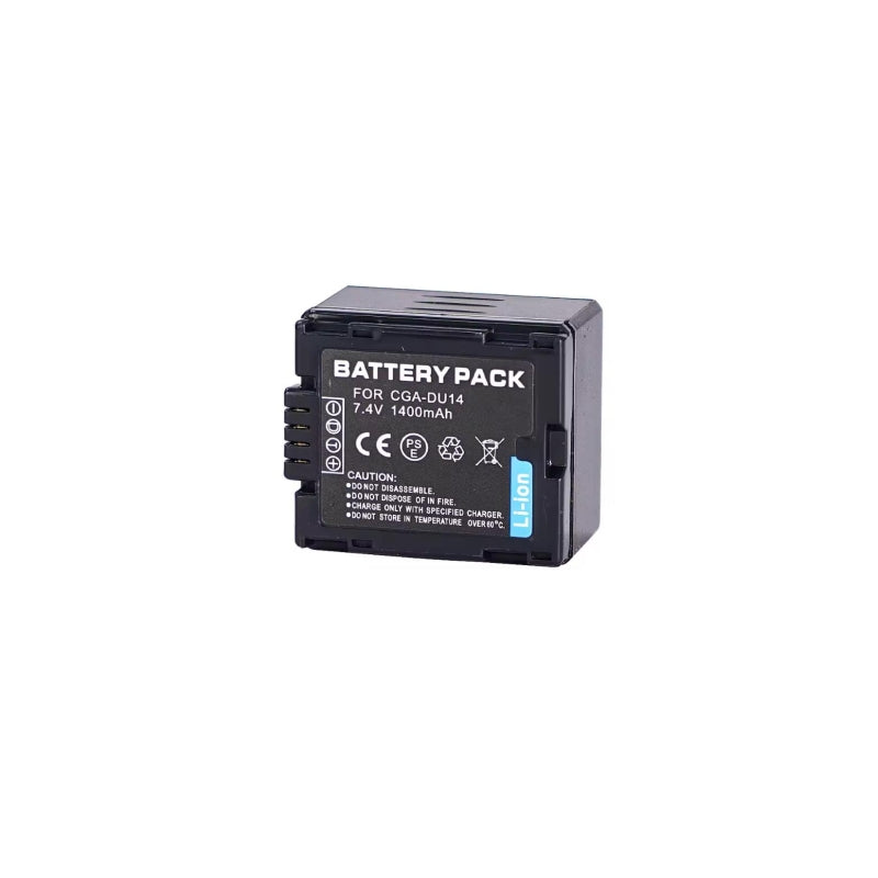 CGA-DU14 Battery for Panasonic NV‑GS9 PV‑GS39 SDR‑H18 Video Camera Li-ion battery pack