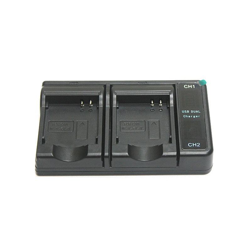 LP-E6 battery USB-Type-c charger is suitable for DSLR camera LP-E6N battery dual-slot dock charger