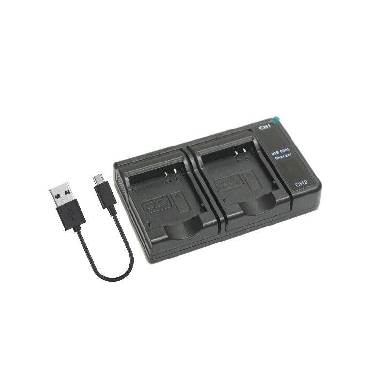 Applicable to NB-4L battery USB-Type-c charger NB-6L battery dual charge seat charge 8L battery dual slot seat charge