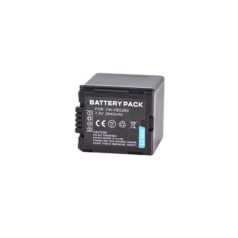 VW-VBG260 Battery for Panasonic AG‑HMC70 HDC‑DX1  VDR‑D50 Video Camera Li-ion battery pack