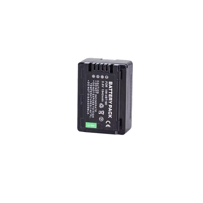 VW-VBT190 Battery for Panasonic HC‑V110 VX981 W570 Video Camera Li-ion battery pack