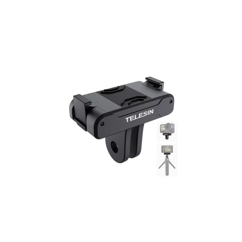 Magnetic Two Claw Adapter Action Camera  For DJI Osmo 360 Qucik Release Aluminium Alloy Dual Claw Interface